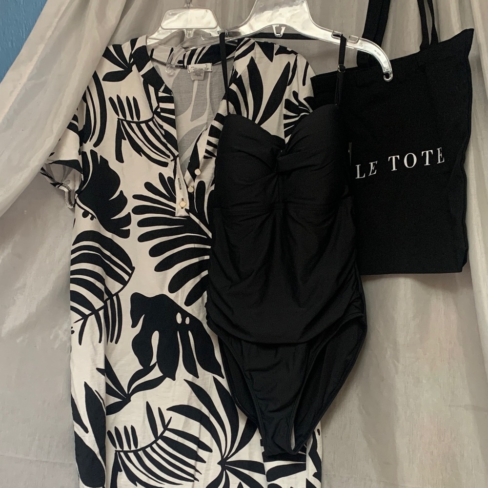 Catalina Black One-Piece Swimsuit